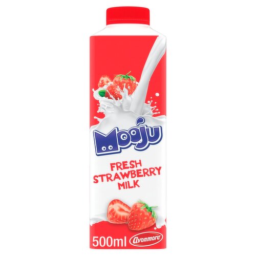 Mooju Strawberry Flavoured Milk (500 ml)