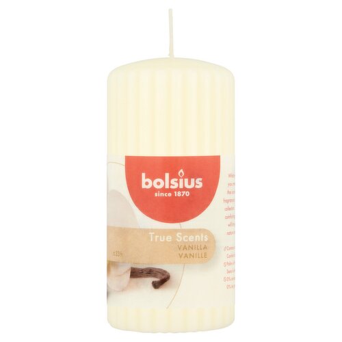 Bolsius True Scents Apple Cinnamon Candle in Glass, Scented