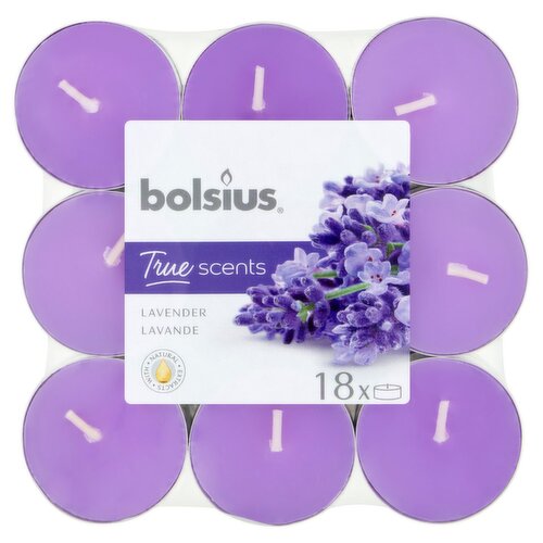 Bolsius True Scents 18 Tealights Lavender (1 Piece)