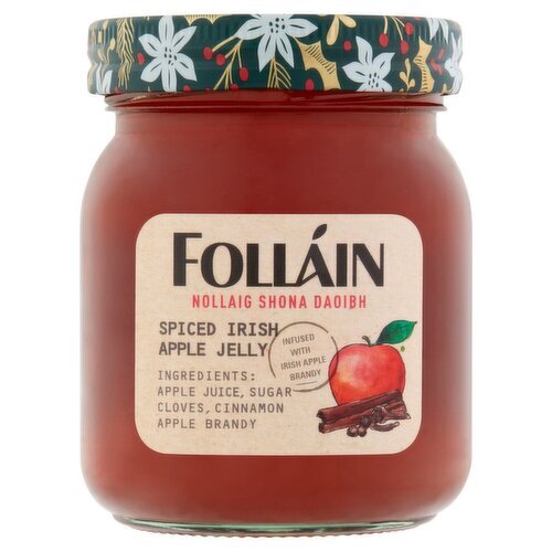 Follain Traditional Recipe Spiced Irish Apple Jelly (370 g)