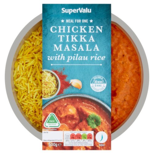 SuperValu Chicken Tikka Masala &PILAU Rice (500 g)