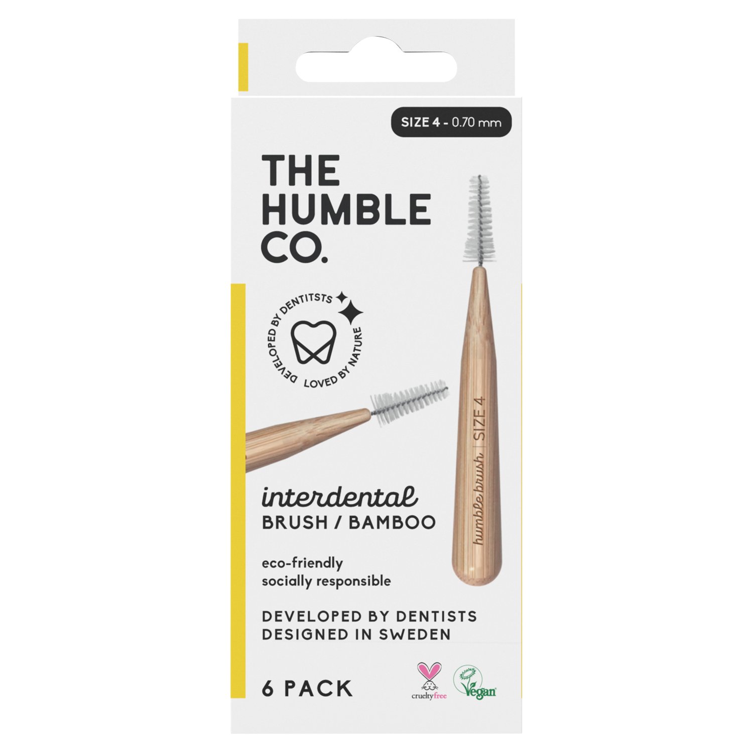 Humble Inderdental Brush 4 - 0.70mm (1 Piece)