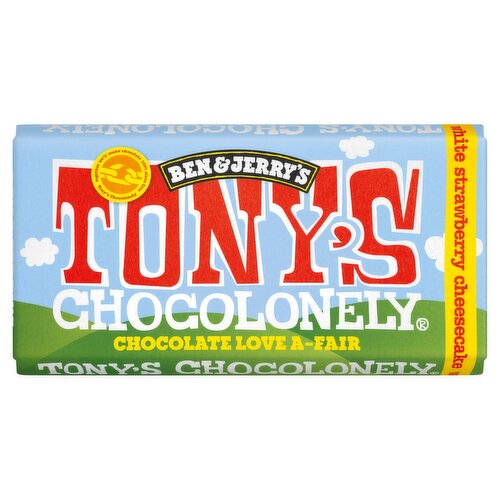 Tony's White Chocolate Strawberry Cheesecake Bar (180 g)