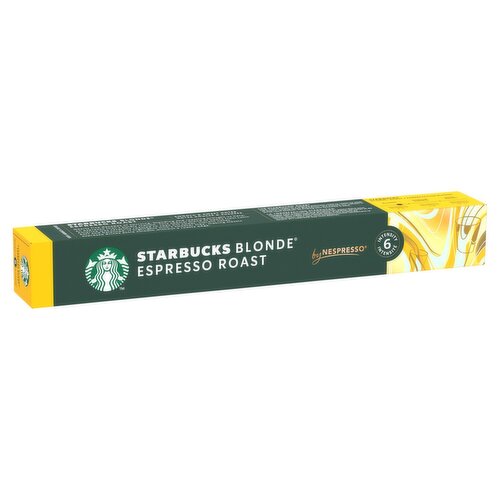 Starbucks by Nespresso, Favorites Variety Pack 40-count single serve  capsules, compatible with Nespresso Original Line System 10 Espresso, 10  Blond