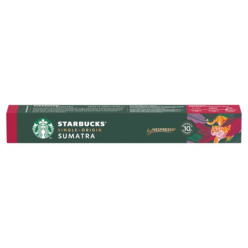 Starbucks Sumatra By Nespresso Coffee Capsules 10 Pack (55 g)