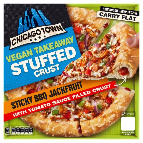 Chicago Town Sticky BBQ Jackfruit Vegan Pizza (490 g)