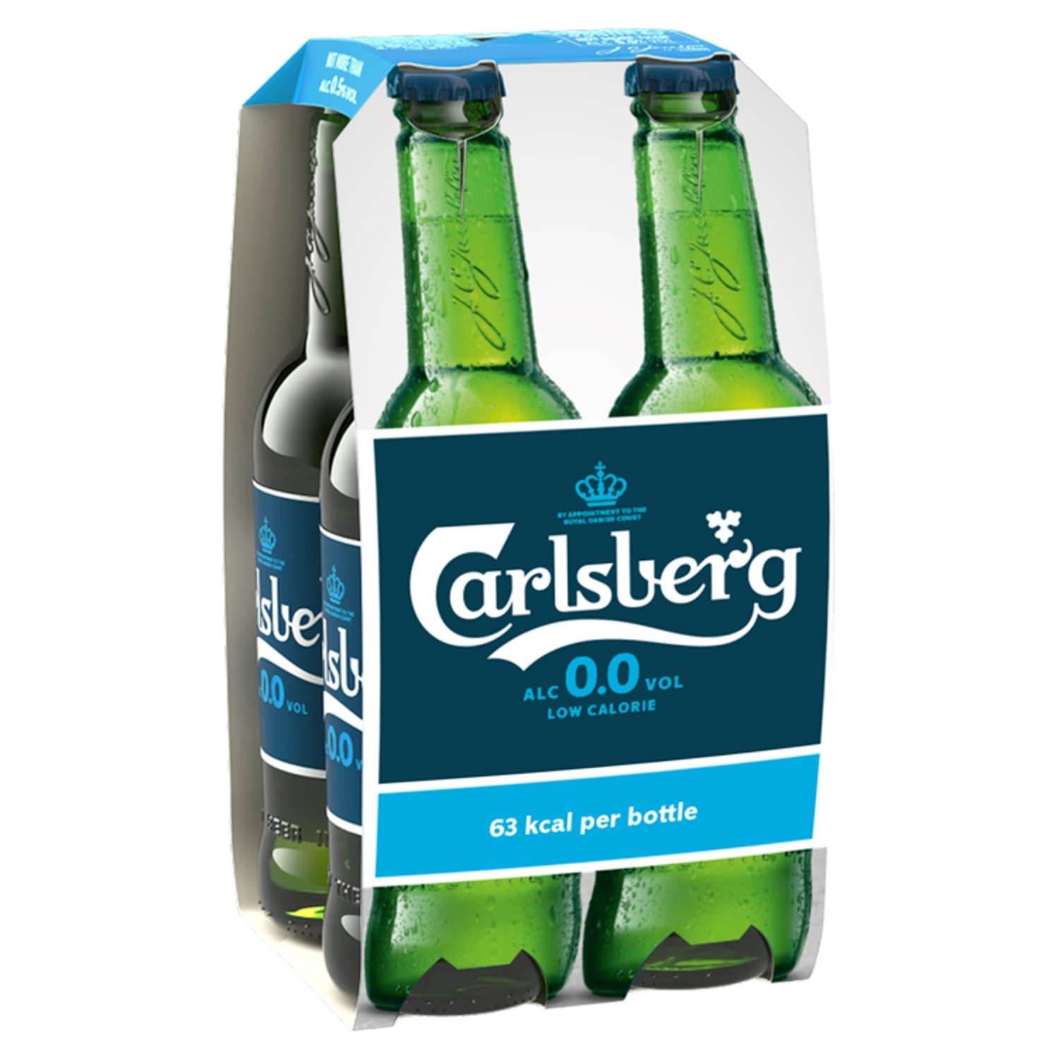 Carlsberg Pilsner 0.0 Bottles 4 Pack (330 ml)