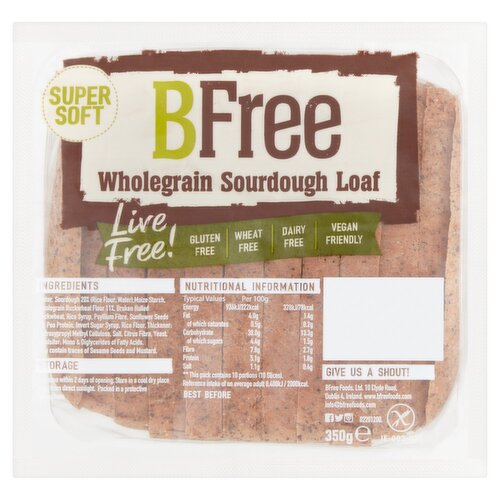 Bfree Gluten Free Baked with Goodness Oat Loaf (350 g) - Storefront EN