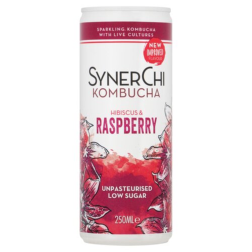 SynerChi Kombucha Hibiscus & Raspberry (250 ml)