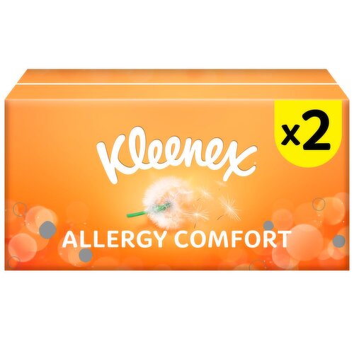 Kleened Allergy Comfort Facial Tissue Twinpack (112 Piece)