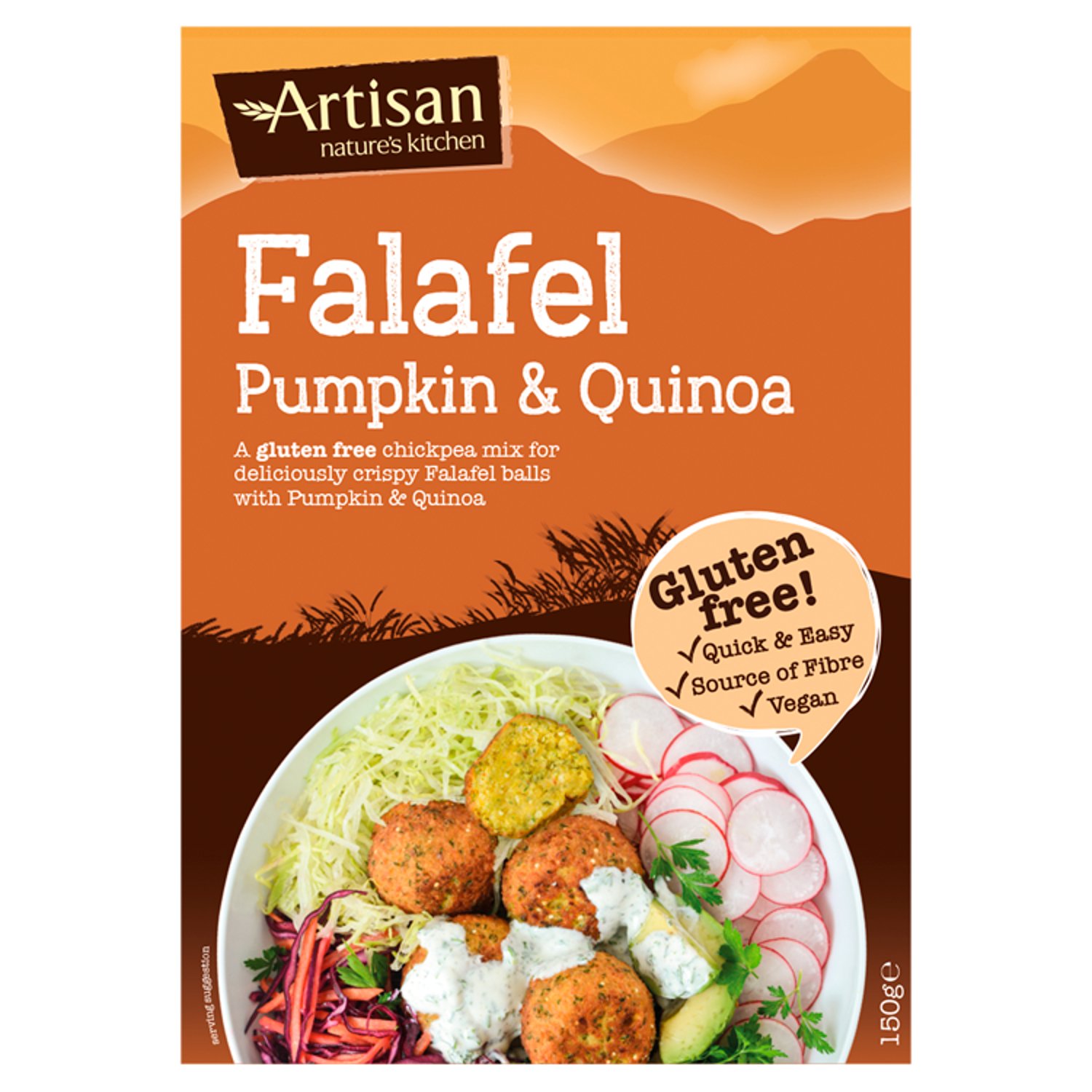 Artisan Grains Pumpkin &quinoa Falafel (150 g)
