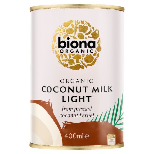 Biona Organic Coconut Milk Light 9% Fat (400 ml)