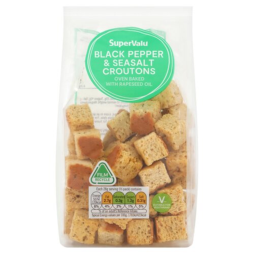 SuperValu Black Pepper & Sea Salt Croutons (85 g)