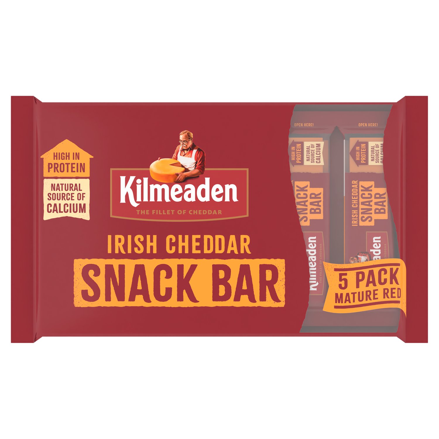 Kilmeaden Irish Cheddar Snack Bar 5 Pack (100 g)