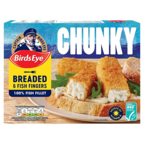 Birds Eye Chunky Fish Fingers 6 Pack (360 g)