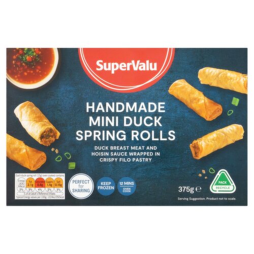 SuperValu Mini Duck Spring Rolls (375 g)