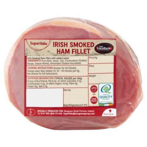 SuperValu Fresh Irish Smoked Ham Fillet (800 g) Storefront EN