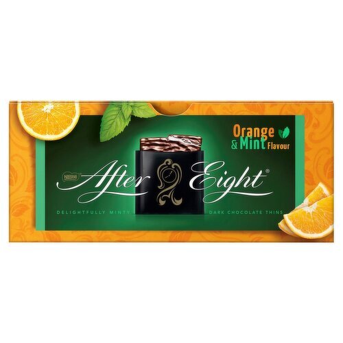 After Eight Dark Chocolate Squares orange & mint, 200 g – Peppery Spot