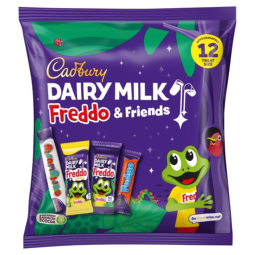 Cadbury Dairy Milk Freddo Chocolate Bars Treat Size 12 Pack (191 g)