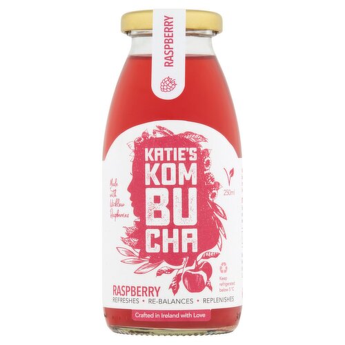 Katie's Kombucha Raspberry (250 ml)