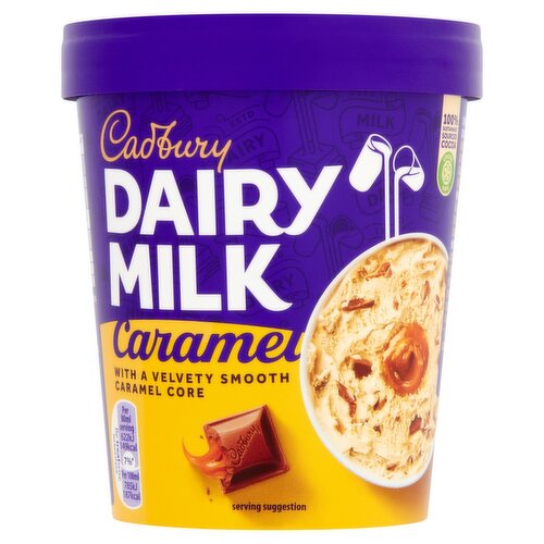 Cadbury Dairy Milk Caramel Ice Cream (480 ml) Storefront EN