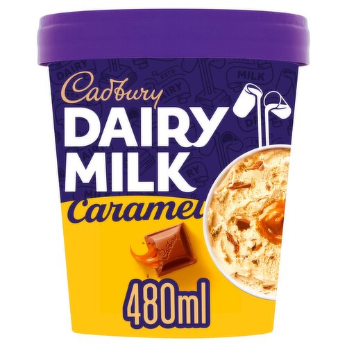 Cadbury Dairy Milk Caramel Ice Cream (480 ml)