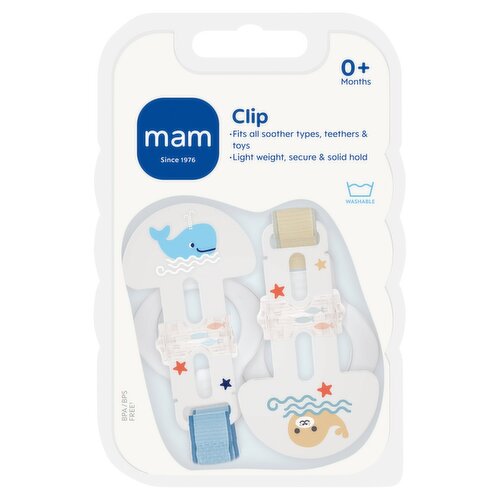 MAM Clip Double Set 0+ Months (1 Piece)