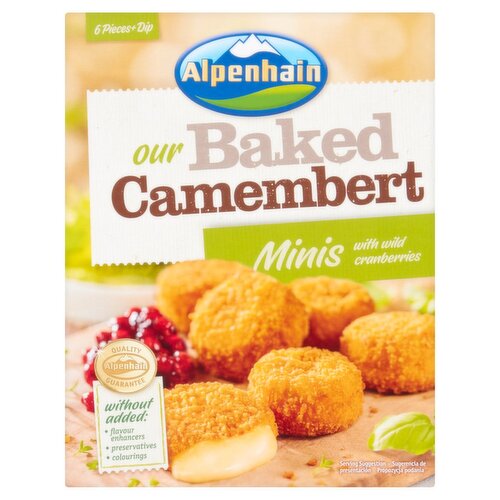 Alpenhain Baked Camembert Minis With Cranberry Dip (200 g)