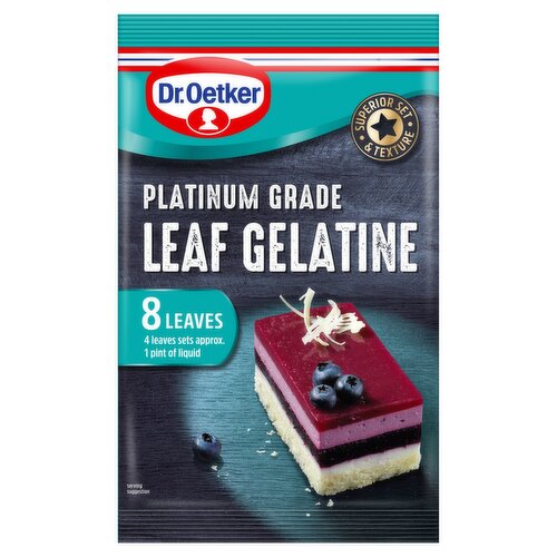 Dr. Oetker Platinium Grade Leaf Gelatine (13 g)