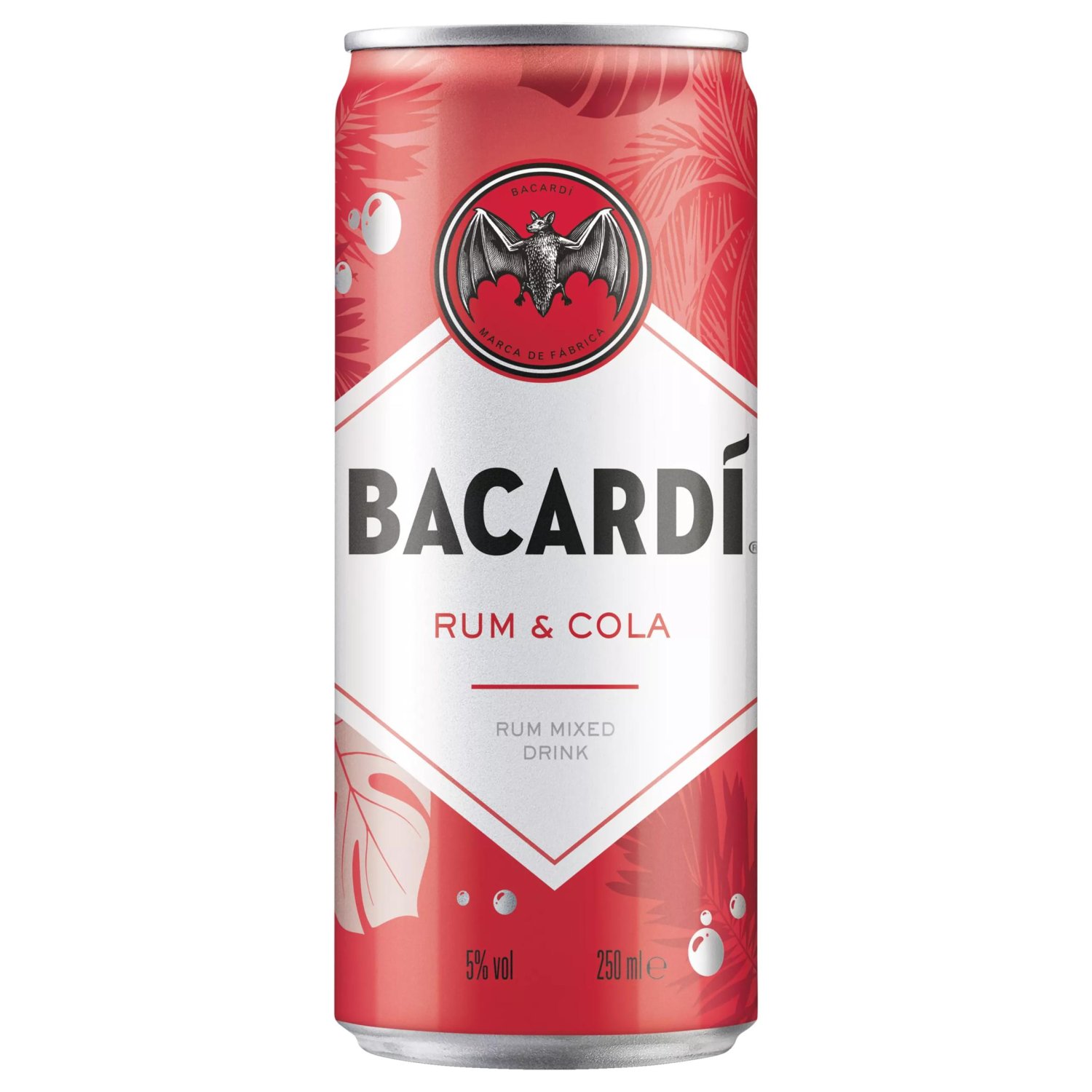 Bacardí Rum and Cola Premixed Drink (250 ml)
