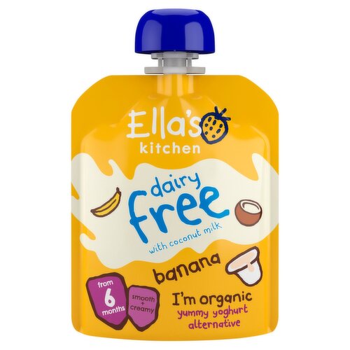 Ella's Kitchen Dairy Free Banana Yoghurt 6+ Months (90 g)