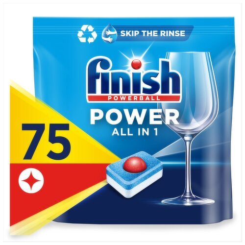 Finsh Power All In One Lemon Dishwasher Tablets 75s (75 Piece)