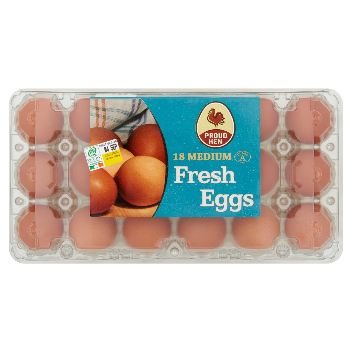Proud Hen 18 Medium Class A Eggs (1.04 kg)