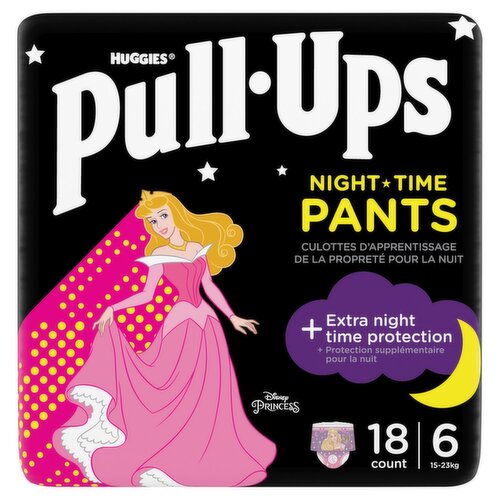 Huggies Pull-Ups Training Pants Night Time Glow In The Dark Size