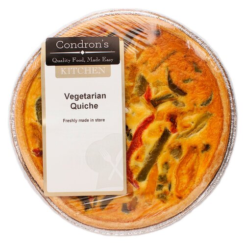 Condron's Vegetarian Quiche (1 Piece)