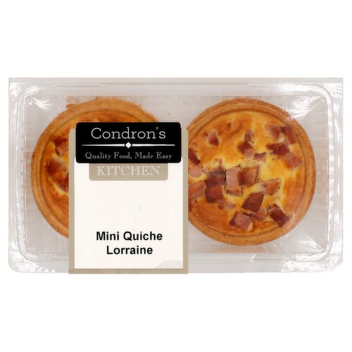 Condron's Mini Quiche Lorraine 2 Pack (1 Piece)