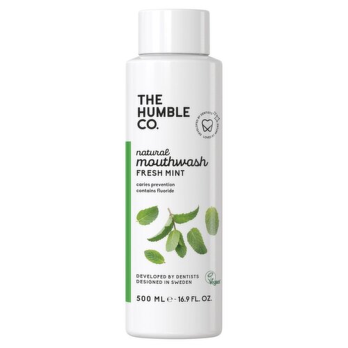 The Humble Company Natural Mouthwash 500ml - Fresh Mint (500 ml)