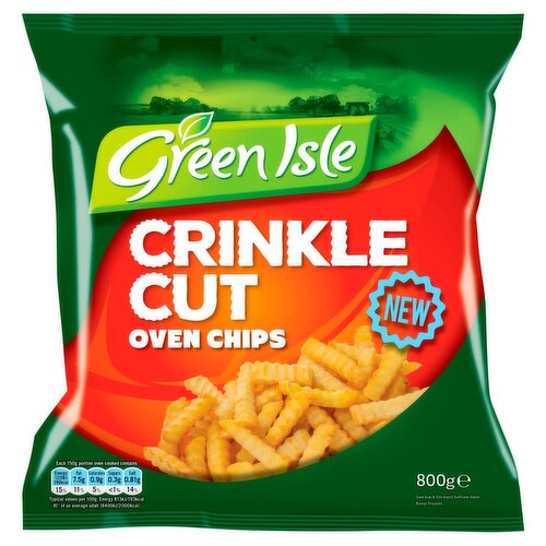 Green Isle Crinkle Cut Chips (800 g) Storefront EN