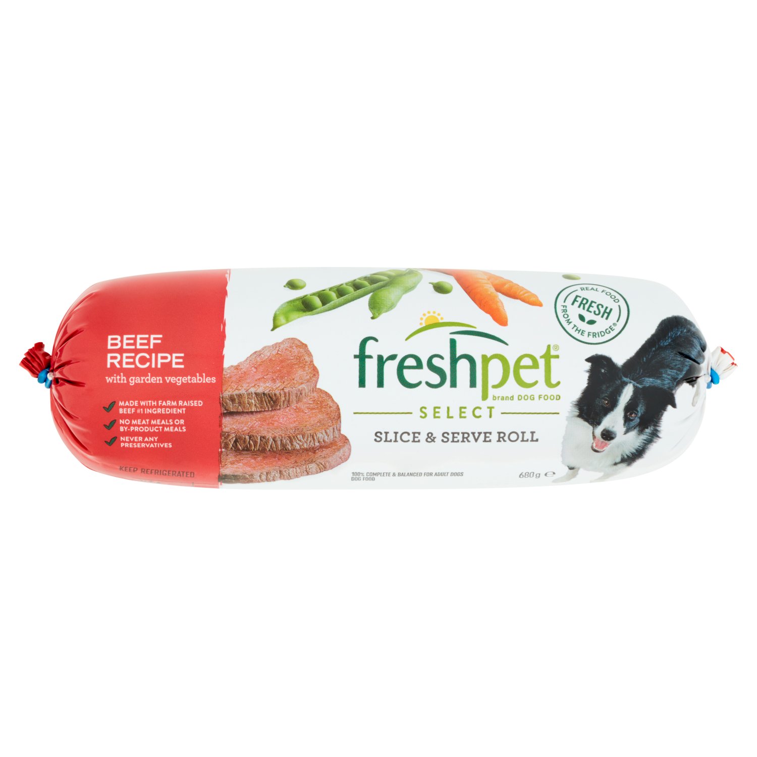 Freshpet Select Beef Dog Food Roll (680 g)
