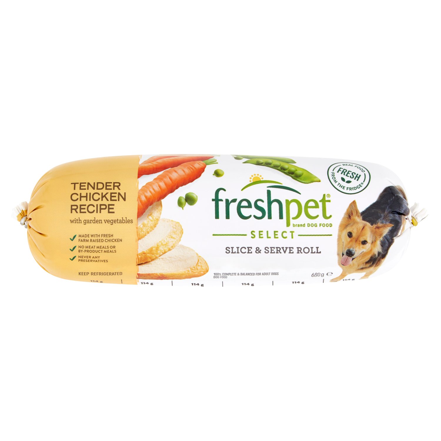 Freshpet Select Tender Chicken Dog Food Roll (680 g)