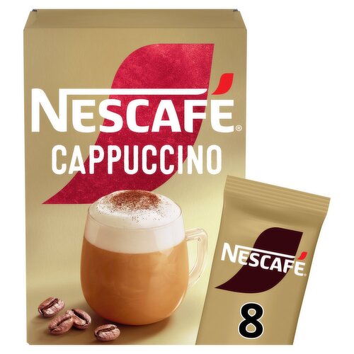 Nescafé Cappuccino Sachets 8 Pack (124 g)