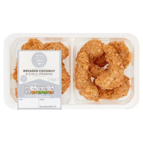 SuperValu Gluten Free Coconut Breaded Prawns (175 g) Storefront EN