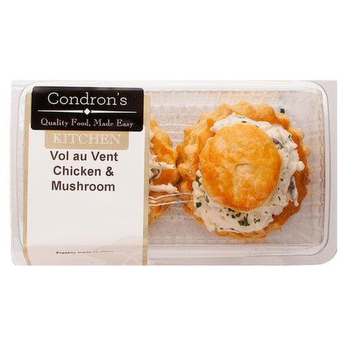 Condron's Vol au Vent Chicken & Mushroom 2pk (1 Piece)