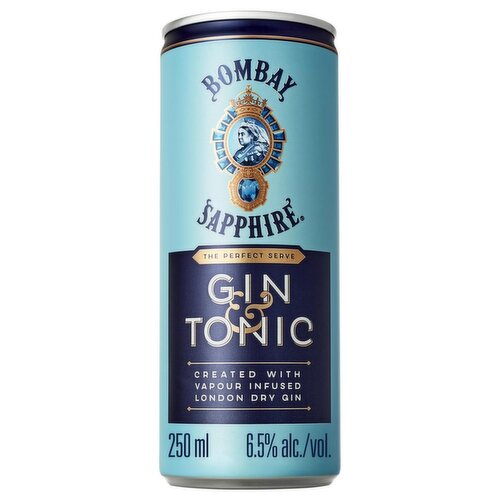 Bombay Sapphire Gin and Tonic (250 ml)