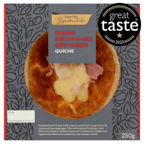 Signature Tastes Smoked Irish Ham & Cheese Quiche (250 g)