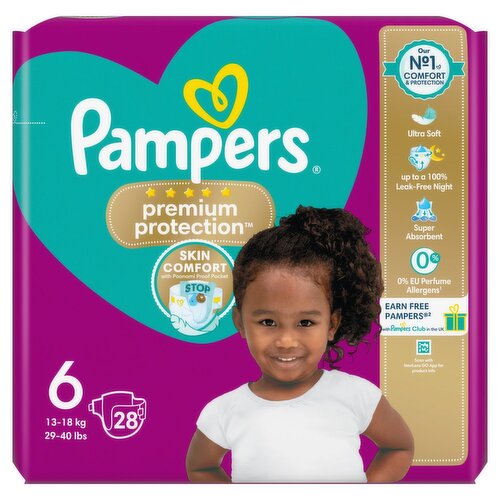 Pampers Couches Premium Protection Extra taille 6