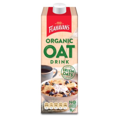 Flahavans Organic Oat Drink (1 L)