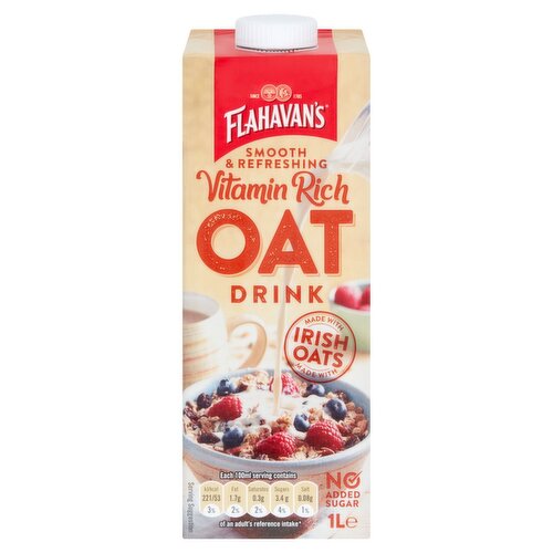 Flahavans Vitamin Rich Oat Drink (1 L)