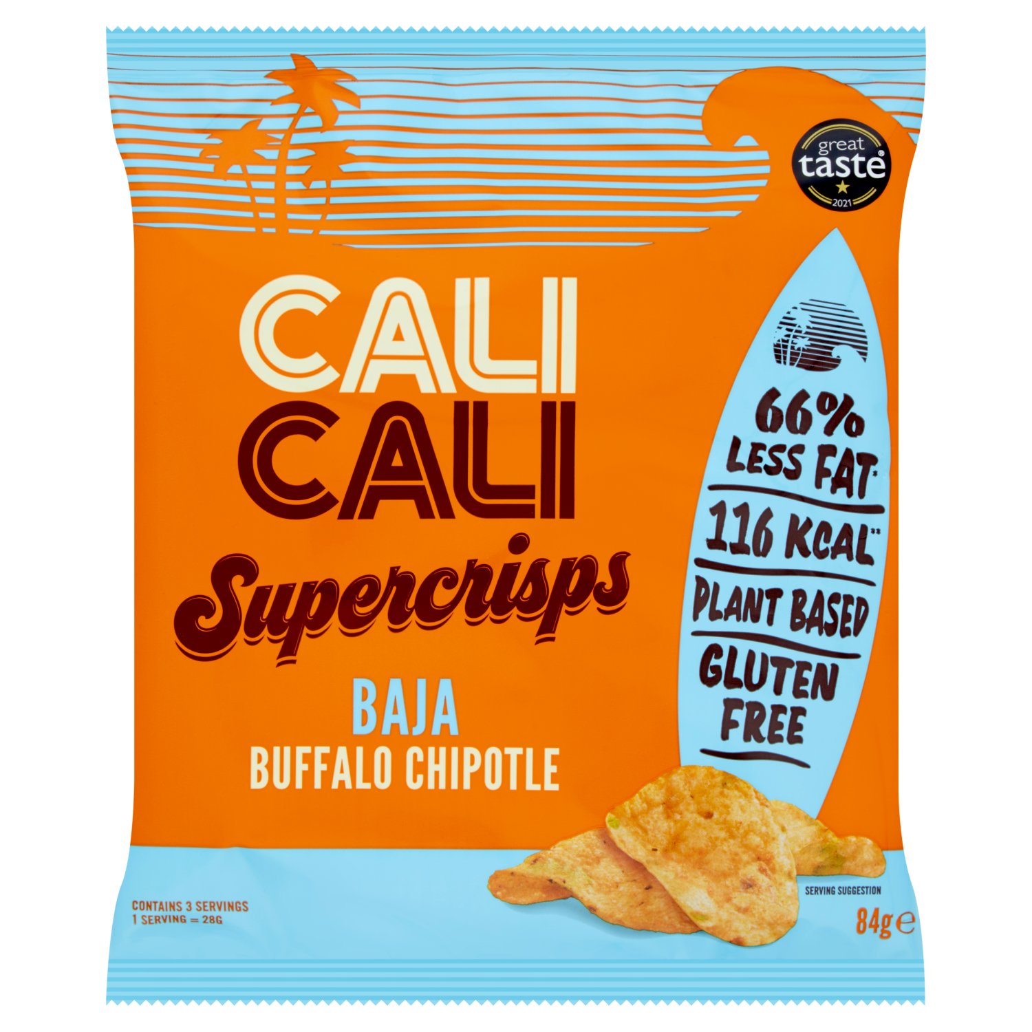 Cali Cali Gluten Free Baja Buffalo Chipotle Crisps Bag (84 g)