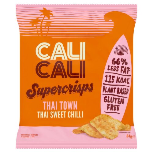 Cali Cali Gluten Free Thai Town Sweet Chilli Crisps Bag (84 g)
